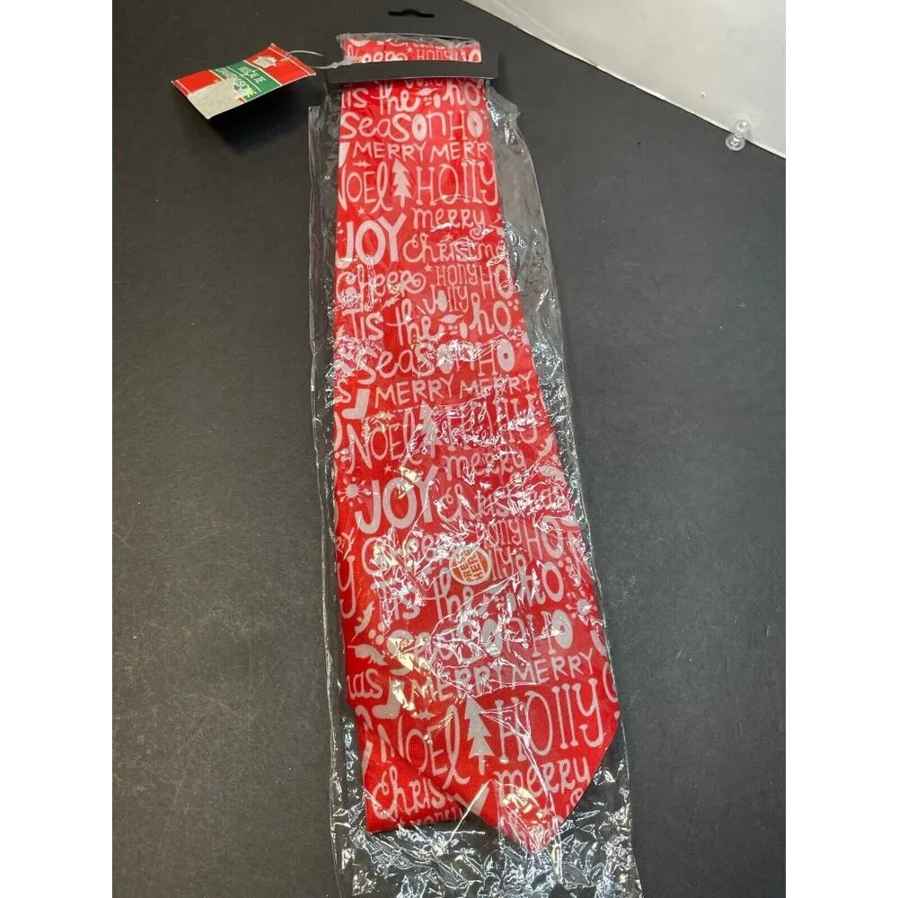 Christmas House Musical Tie Jingle Bells joy merry xmas not working red